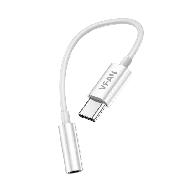 VFan L08 Audio Adapter USB-C to Mini Jack 3.5mm AUX Cable | L 08_