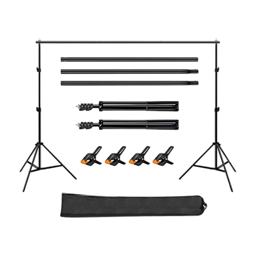 Chroma Key / Green Screen Size 3M * 2M , Muslin Collapsible Photography Backdrop for Photo Studio, Live Streaming, Zoom Meeting, Gaming
