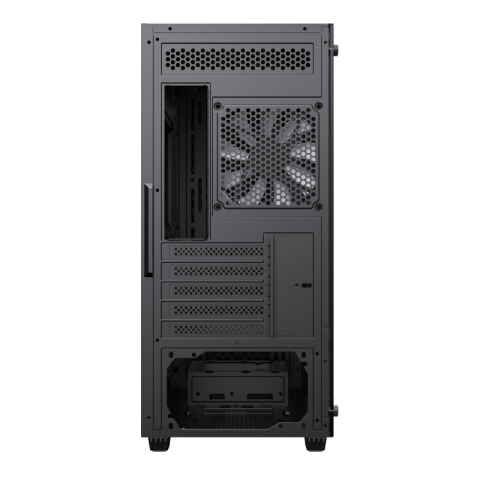 GameMax EDGE BK Gaming Case | Compact Micro-ATX / Mini-ITX Airflow Gaming Chassis | EDGE BK_
