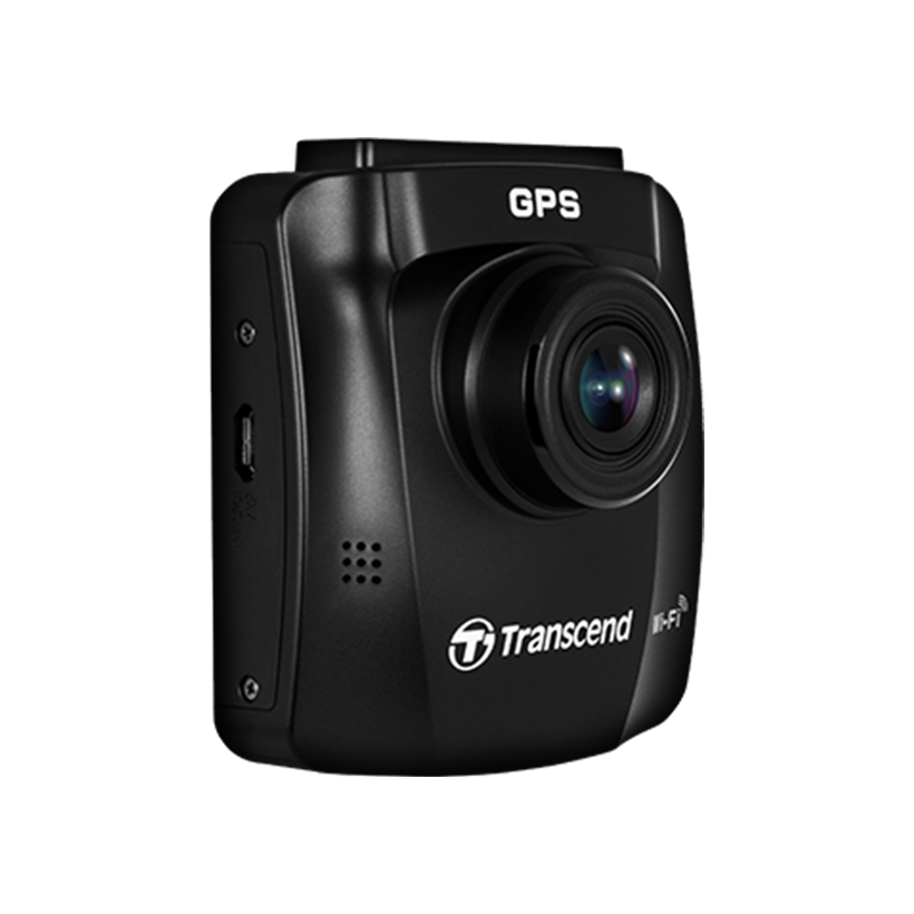Transcend Dash Cam 250 Front, 2K QHD 1440P Car Camera, 140° Wide-Angle, with Handy Snapshot Button / G-Sensor / Night Vision Loop Recording / Head-Up Display / Wi-Fi GPS / ADAS/ Parking Mode