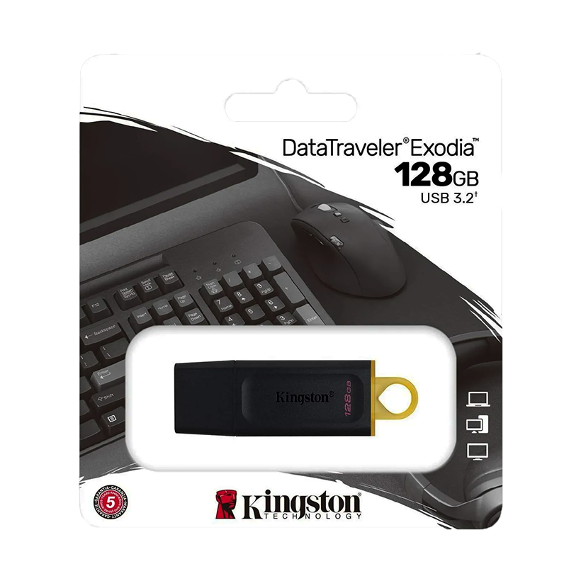 Kingston DataTraveler Exodia 128GB USB 3.2 Flash Drive