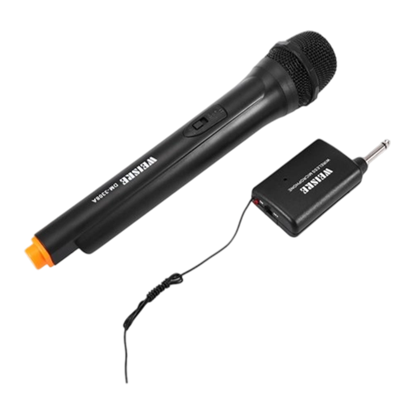 WEISRE DM-3308A 2.4g 1 to 1 Microphone Streaming Wireless Mic Karaoke