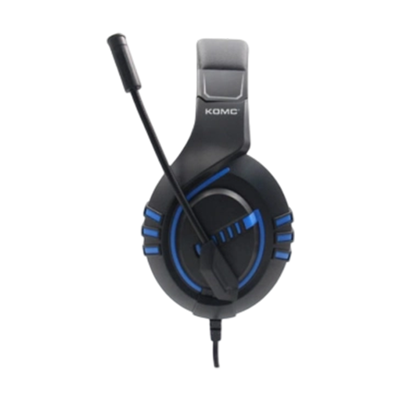 Komc M205 glowing gaming headset braided cable / 1.5 cable length / 40mm diameter / light glowing /for PlayStation 4 , Nintendo  , Xbox and PC