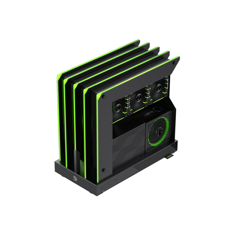 GameMax Blade Concept RGB ATX Open-Frame Gaming PC Case