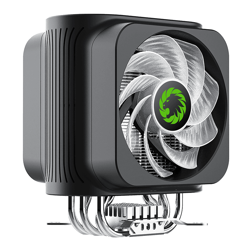 GameMax Gamma 600 CPU Air Cooler | Single Tower Dual 120mm ARGB Fan Cooler with 6 Heat Pipes & 230W TDP Support (Gamma600)