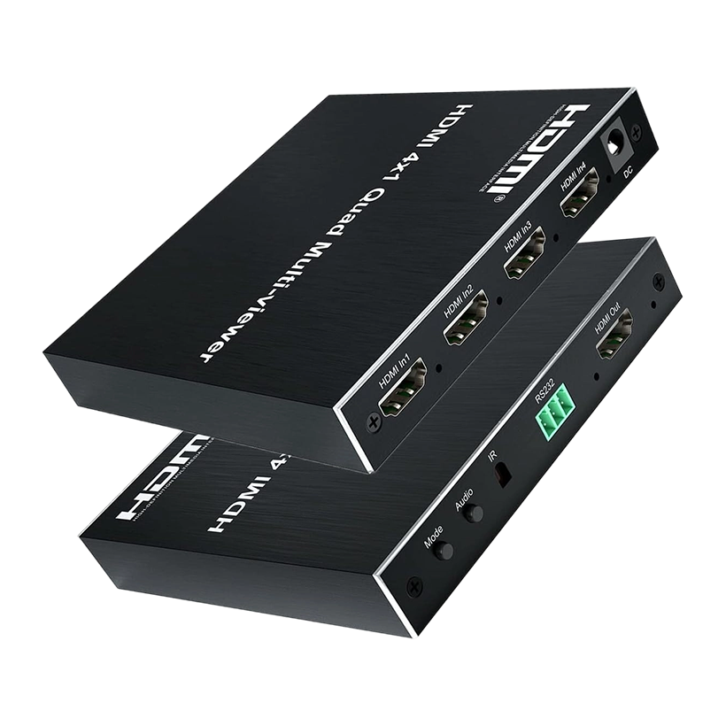 HDMI 4X1 Quad Multi-viewer Splitter