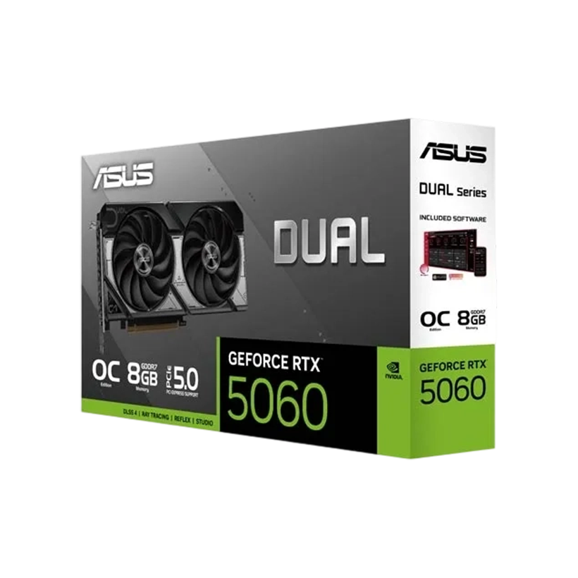 ASUS Dual GeForce RTX 5060 8GB GDDR7 OC Edition DUAL-RTX5060-O8G