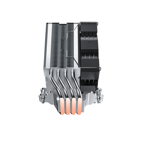 GameMax Gamma 90 Dark CPU Air Cooler | Compact 128mm Tower Cooler with 150W TDP, PWM Control & Universal Intel/AMD Compatibility | GAMMA90 Dark