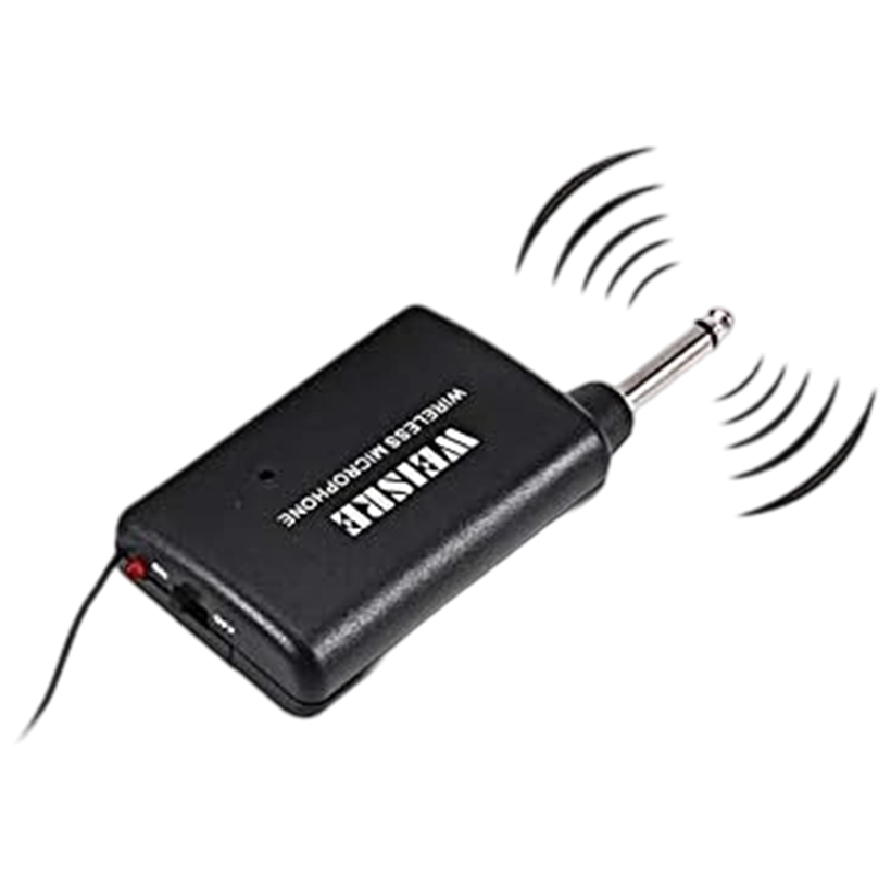 WEISRE DM-3308A 2.4g 1 to 1 Microphone Streaming Wireless Mic Karaoke