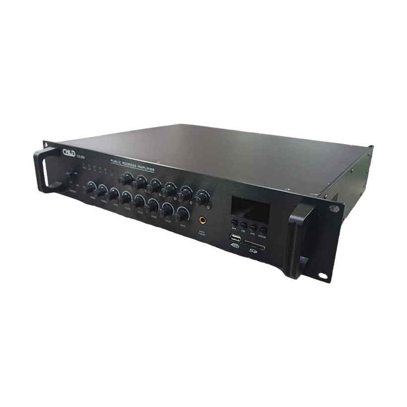 Amplifiers CHLD LS-250 Public Address (PA) Mixer Amplifier 6 Zones