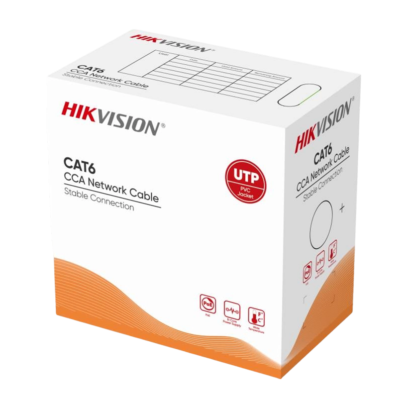 Hikvision Network Cable for Security Camera DS-1LN6U-W/CCA (305m)