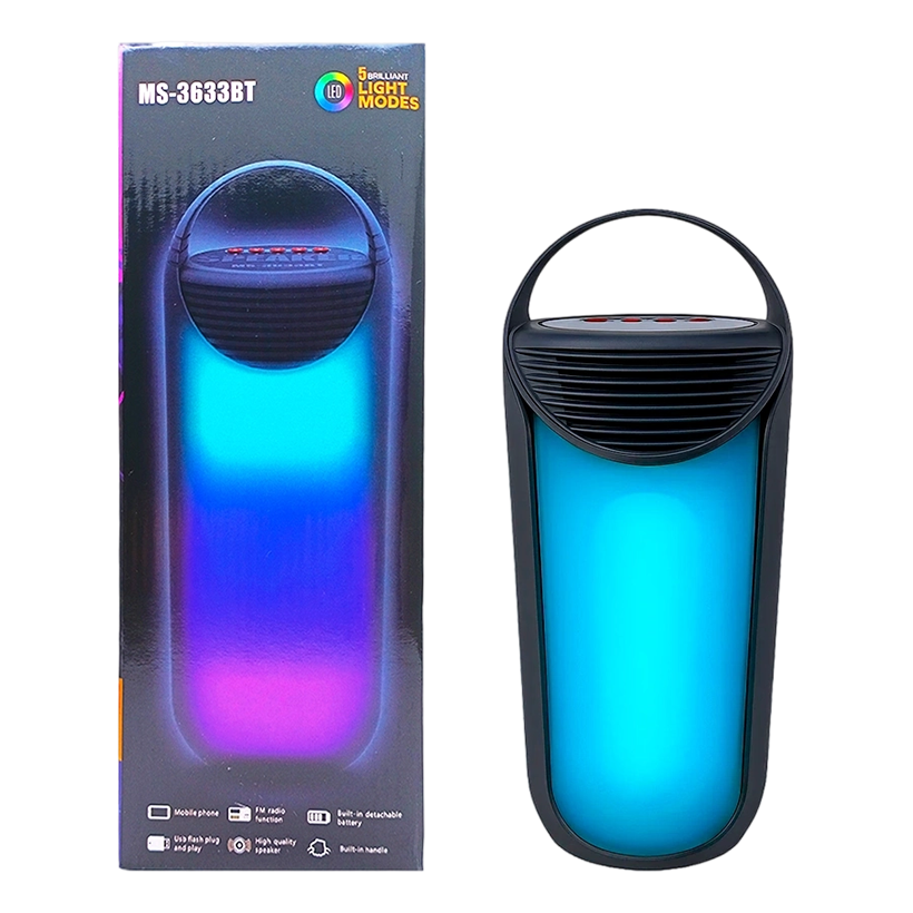 MS-3633 BT Speaker LED Lights | MS_ 3633 BT_