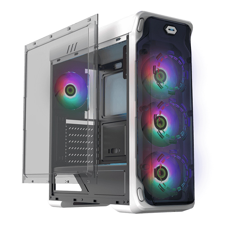 GameMax Starlight FRGB WT Gaming Case