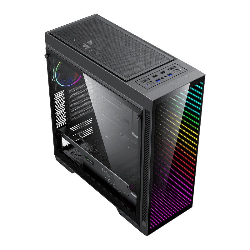 GameMax Abyss TR Full Tower Case |  Infinity Mirror ARGB Gaming Chassis | Abyss TR_