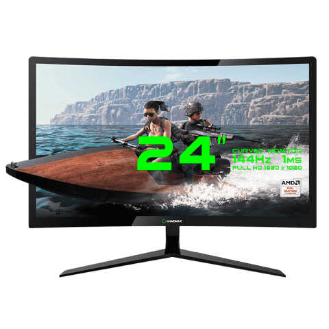 GameMax GMX24C144 Monitor 24 Inch Monitor { GMX_ 24_ C144 }