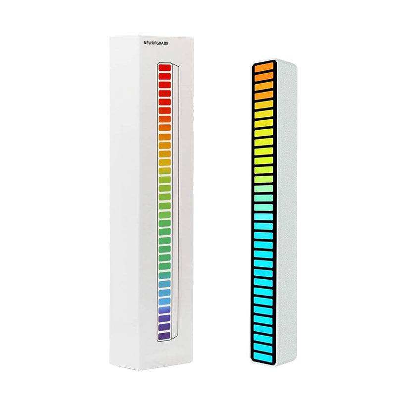 Music Levels Light,  RGB16 Triangle Ant ™LED Light App Pickup Voice Activated Rhythm Lights Ambient LED Light Bar Music Motion Sensor Light