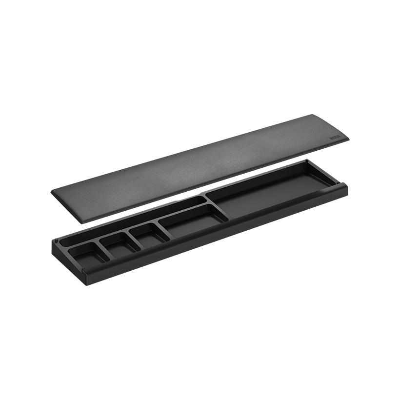 Crest 60 K002 Keyboard Wrist Rest Black Ergonomic Design