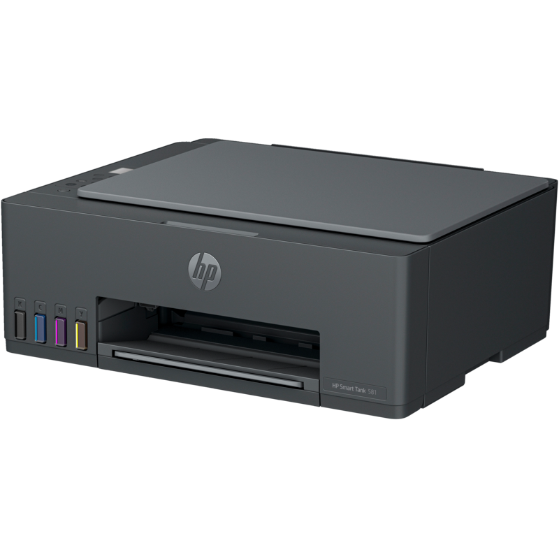 HP Smart Tank 581 All-in-One Printer - Print , Copy, Scan, Wi-Fi, with dedicated ID copy smart button, 4800 x 1200 DPI 11 ppm A4 , Wi-Fi Direct, Hi-Speed USB 2.0 - Black  | { HP_ 581 }