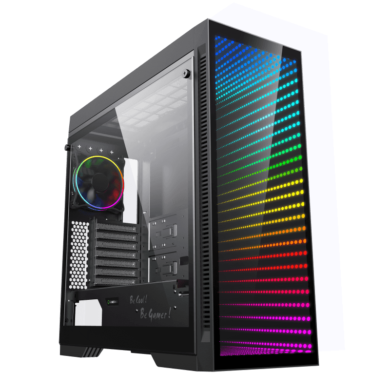 GameMax Abyss TR Full Tower Case |  Infinity Mirror ARGB Gaming Chassis | Abyss TR_