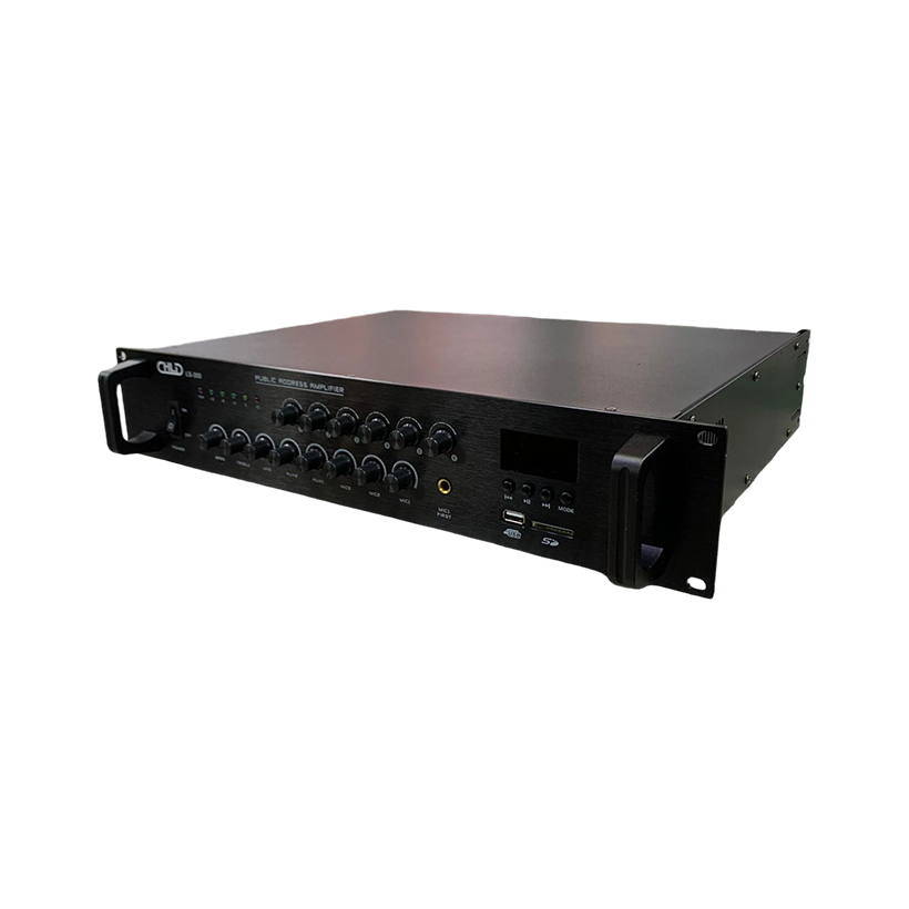 Amplifiers CHLD LS-350 Public Address (PA) Mixer Amplifier 6 Zones