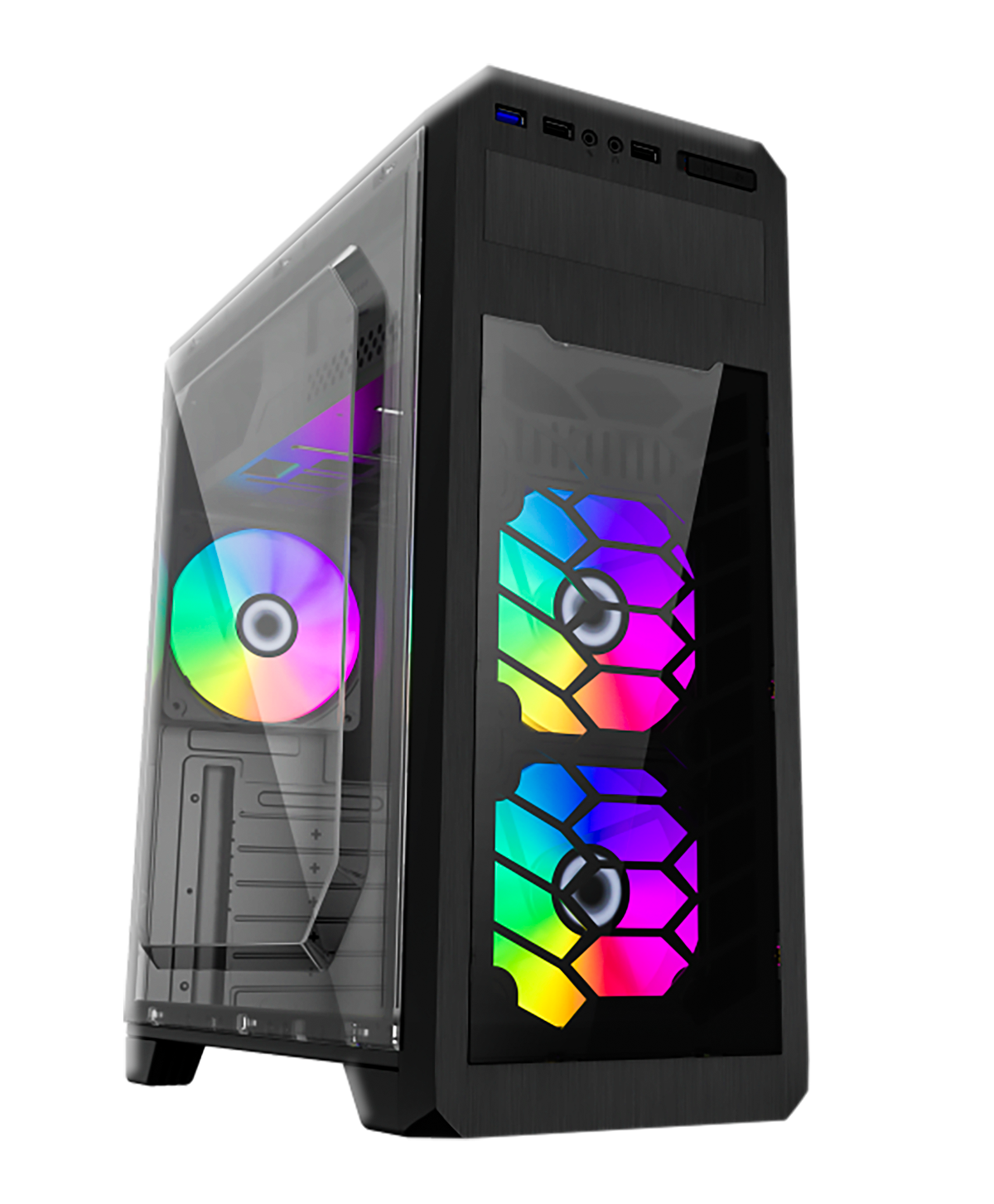 GameMax G563 Mid Tower Gaming RGB PC Case