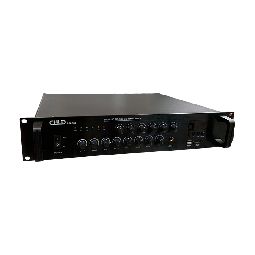 Amplifiers CHLD LS-350 Public Address (PA) Mixer Amplifier 6 Zones