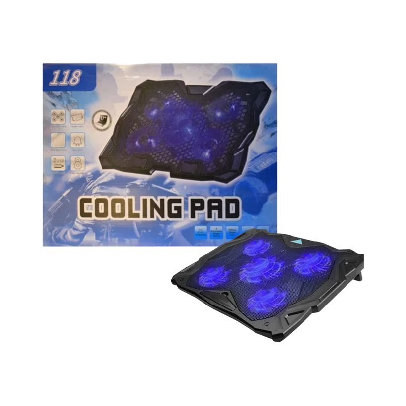 118 Cooling Pad For Laptop and Tablet 9" to 17" Inches | 118