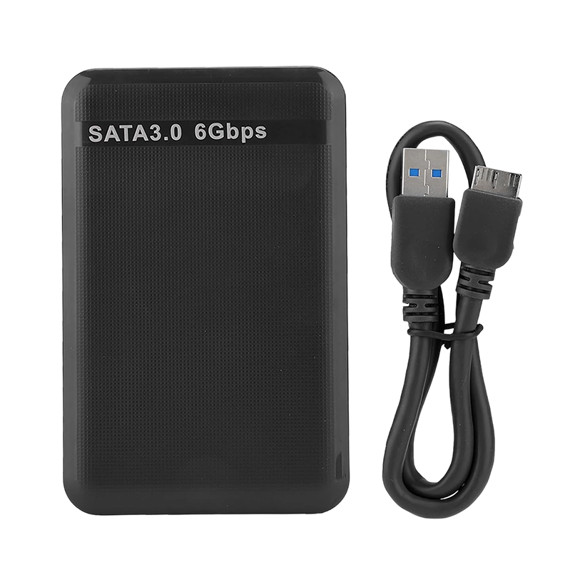 Enclosure 2.5 HDD (830) External 6Gbps  High-Speed 2.5" External Hard Drive Enclosure – USB 3.0 (Black)