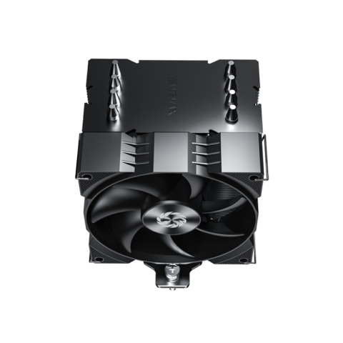 GameMax Gamma 90 Dark CPU Air Cooler | Compact 128mm Tower Cooler with 150W TDP, PWM Control & Universal Intel/AMD Compatibility | GAMMA90 Dark