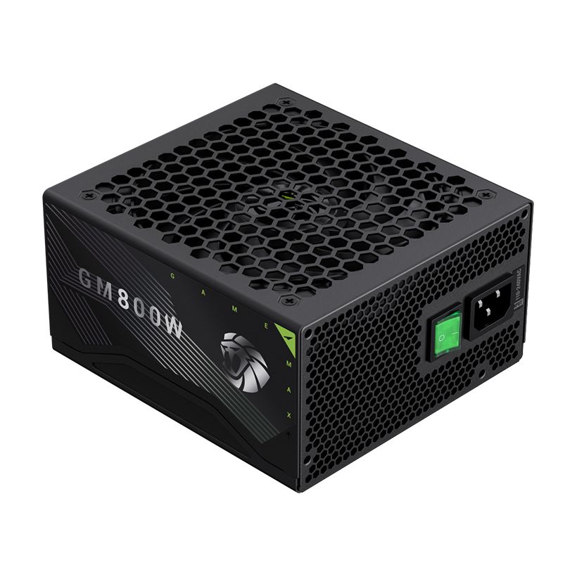 GameMax GM 800B 80 Plus Bronze Power Supply | 800W PSU with Active PFC, 140mm Silent Fan & Multi-Protection Safety (GM800B)