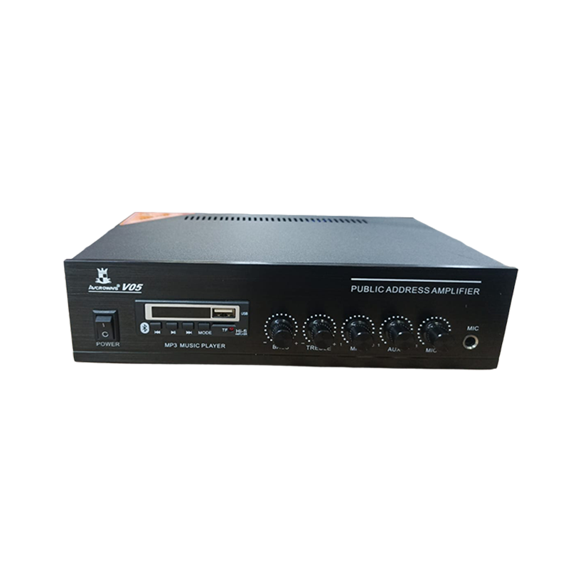 Amplifiers AVCROWNS V-05 50W Public Address (PA) Mixer Amplifier | { V- 05_ 50W }
