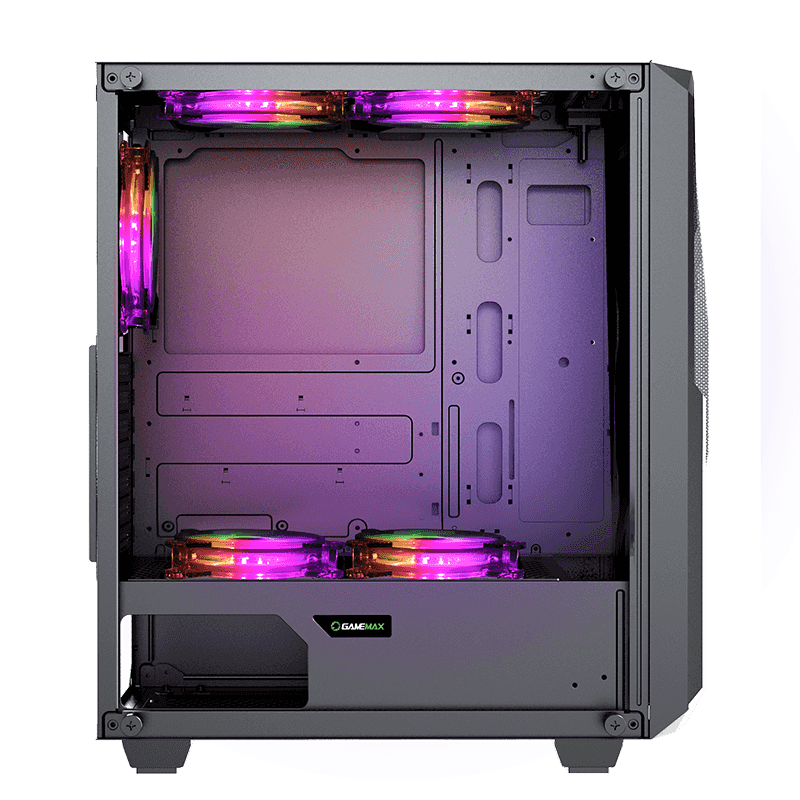 GameMax Revolt Gaming Case | ARGB Airflow Mid-Tower Chassis | Revolt