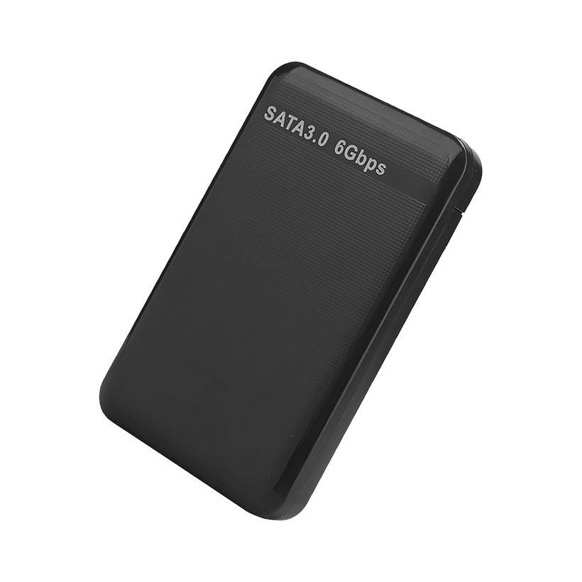 Enclosure 2.5 HDD (830) External 6Gbps  High-Speed 2.5" External Hard Drive Enclosure – USB 3.0 (Black)