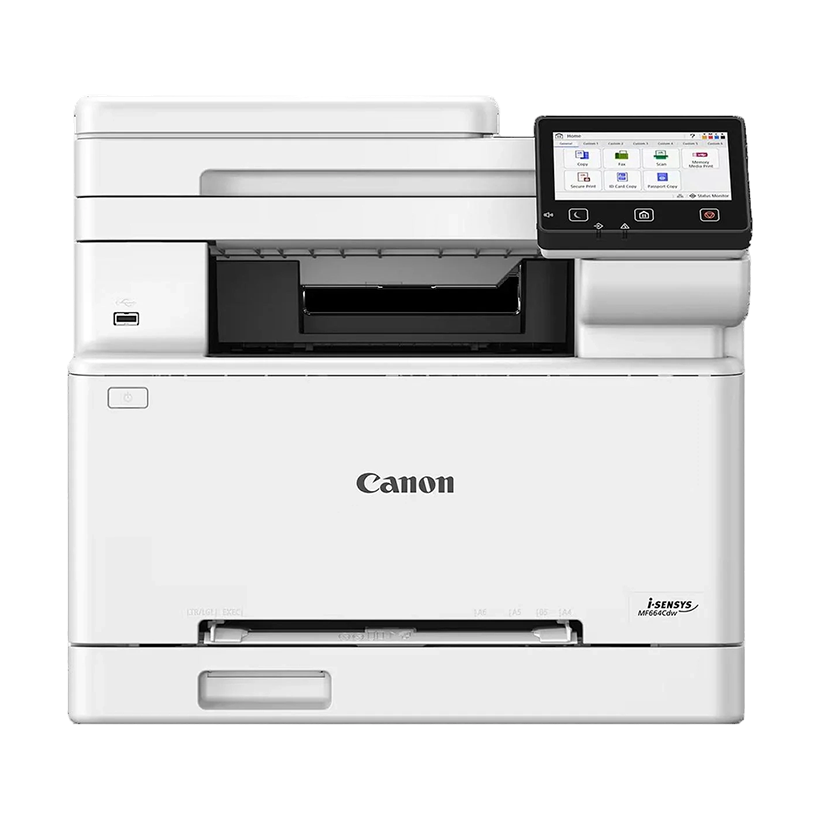 Canon i-SENSYS MF664Cdw Colour Laser Multi-Function Printer, 3-in-1 Print Scan Copy, Auto Duplex(Print, Copy, Scan, Fax) Multifunction Colour Wi-Fi Printer | { MF_ 664 Cdw }