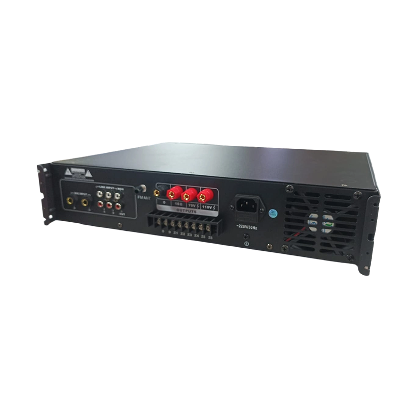 Amplifiers CHLD LS-120 Public Address (PA) Mixer Amplifier 6 Zones