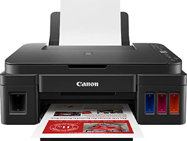 Canon PIXMA G3410 Ink Tank All-in-One Wireless Multi-function Machine (Copy/Print/Scan/Photo) Fast Prints & huge Savings - Black | { G__ 3410 }