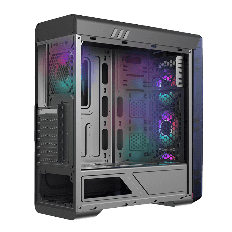 GameMax MoonLight FRGB BK Gaming Mid-Tower Case