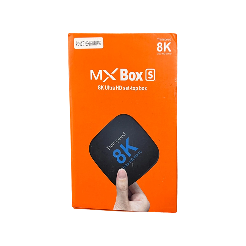 TV Box MXBox S 8K UHD With Remote Android 13 | RAM 4GB - ROM 32GB TV_ Box MX_ Box S