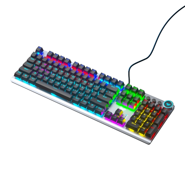 Aula F3018 White Double Sensing Axis Mechanical Gaming Keyboard
