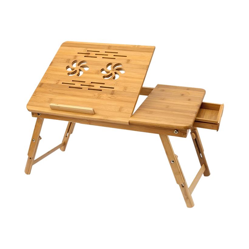 ZF09 BAMBOO TABLE Stand for Laptop and Tablet 9" to 17" Inches { ZF_ 09_ }