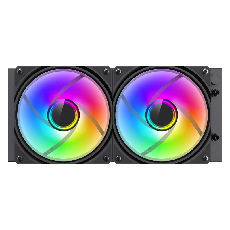 GameMax IceBurg 240 Infinity Liquid CPU Cooler | 240mm AIO with ARGB Sync, 250W TDP Cooling & PWM Smart Control