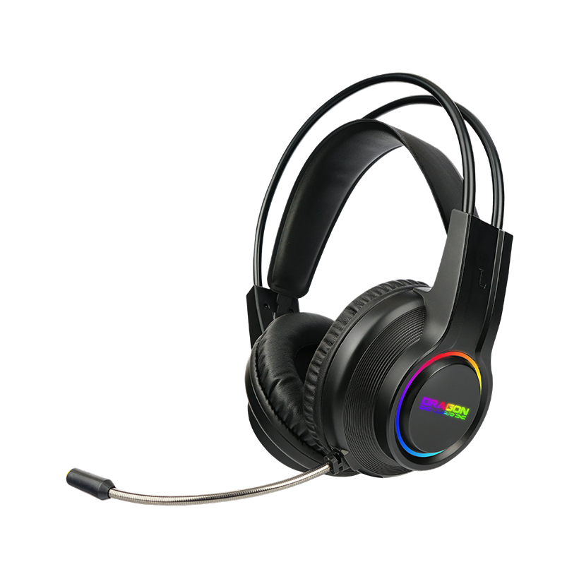 DragonWar G-HS-013 Gaming Headset 7.1 Sound Effect RGB Lighting effect and Light Weight Gaming Headset