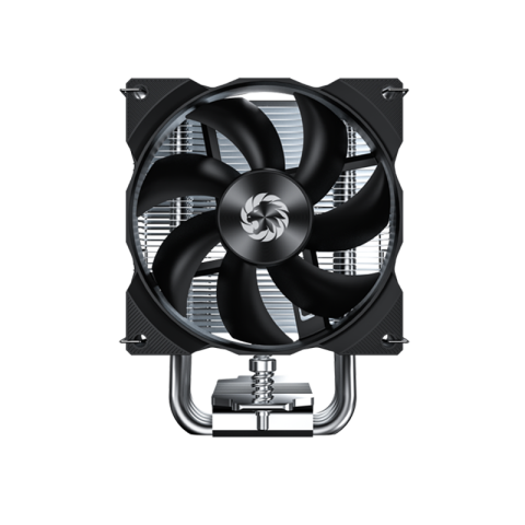GameMax Gamma 90 Dark CPU Air Cooler | Compact 128mm Tower Cooler with 150W TDP, PWM Control & Universal Intel/AMD Compatibility | GAMMA90 Dark
