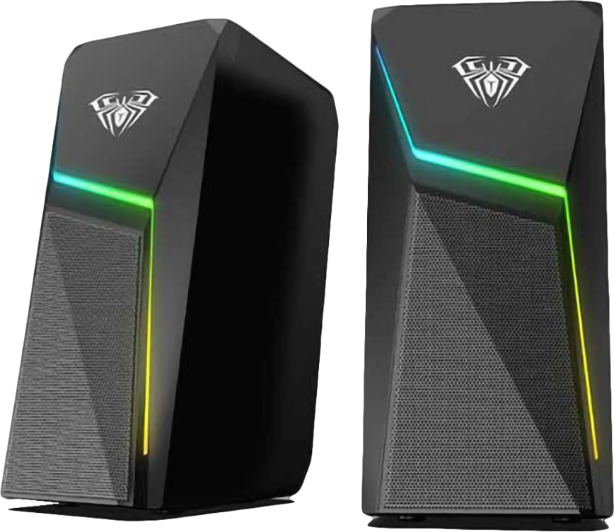 AULA N-521 Wired RGB Gaming Speakers 3W × 2 | N521 USB Powered