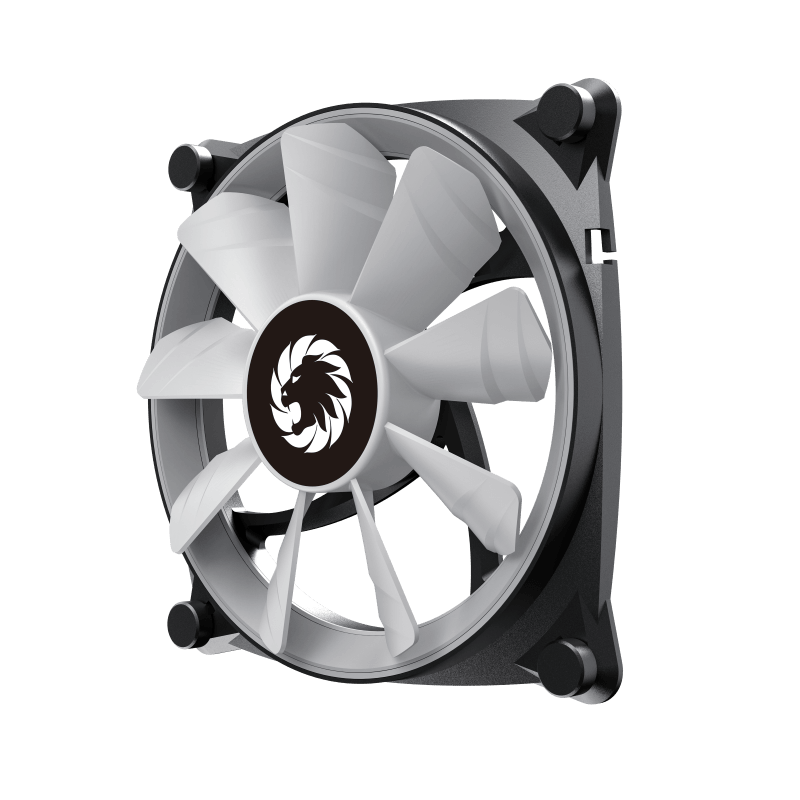 GameMax GMX-12-CBB ARGB Big Bowl Fan | High-Pressure Ultra-Thin Cooling Fan with Sickle Blade Design & RGB Sync Support (GMX12CBB)
