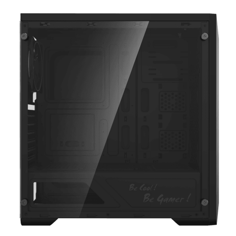 GameMax Shine G517 Gaming Case | Rainbow LED Mid-Tower ATX Showcase Chassis | G__ 517