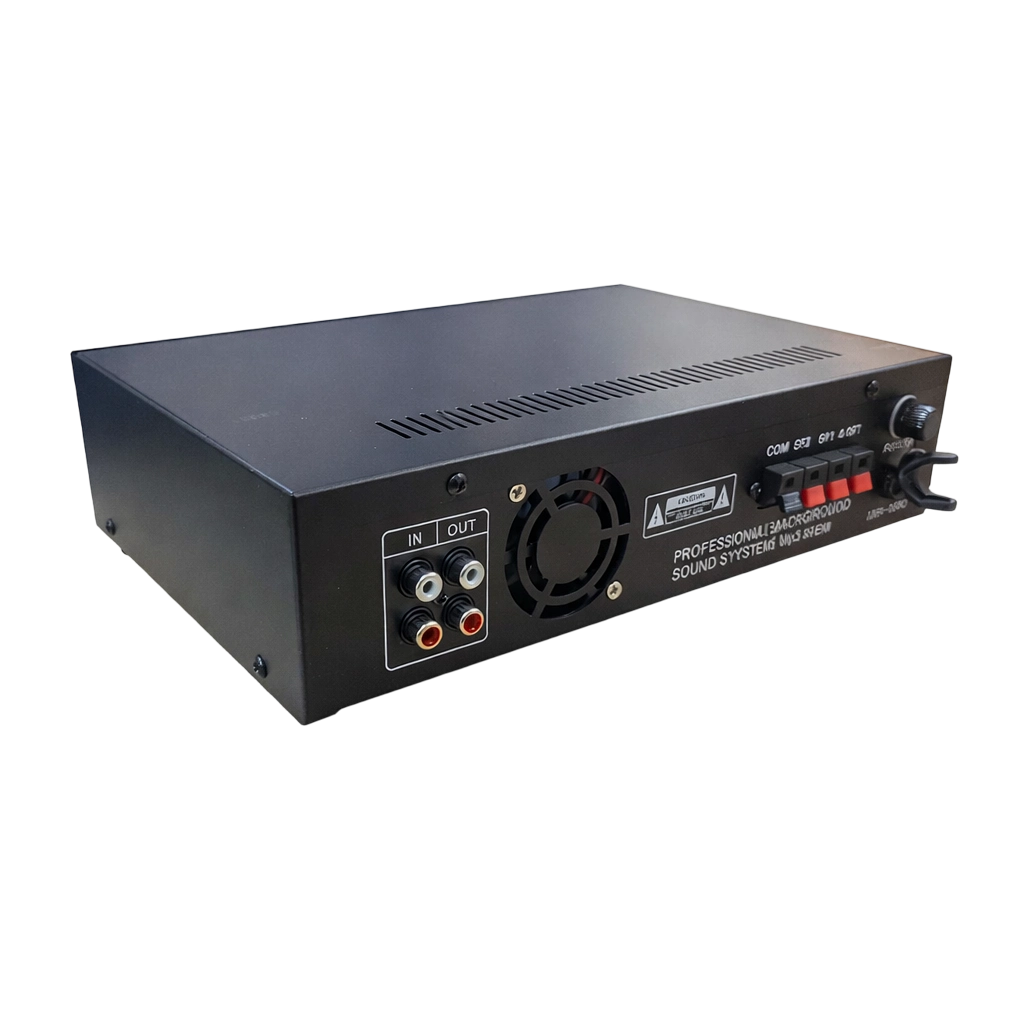 Amplifiers AVCROWNS V-06 60W Public Address (PA) Mixer Amplifier | { V- 06_ 60W } Two Zones