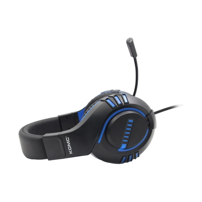 Komc M205 glowing gaming headset braided cable / 1.5 cable length / 40mm diameter / light glowing /for PlayStation 4 , Nintendo  , Xbox and PC
