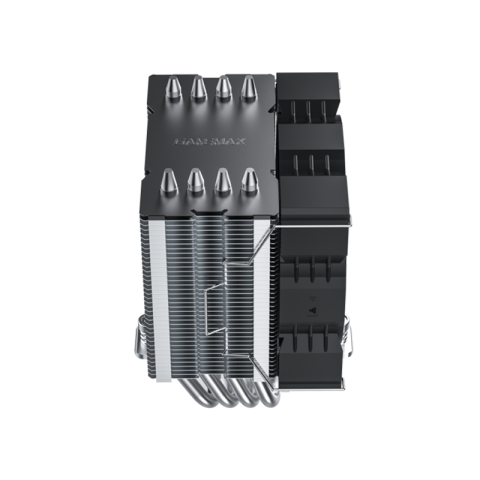 GameMax Gamma 90 Dark CPU Air Cooler | Compact 128mm Tower Cooler with 150W TDP, PWM Control & Universal Intel/AMD Compatibility | GAMMA90 Dark