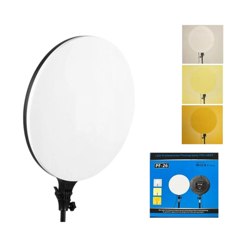 Ring Light PF-26 ( 26-Inch ) (60W ) High Brightness LED Video Light Full Screen Circular Fill for Photography Large Screen Streaming